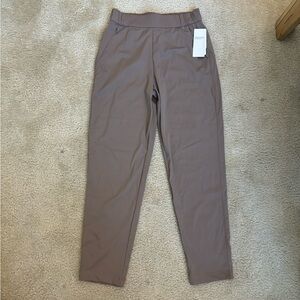 Zella tan activewear pants brand new with tags